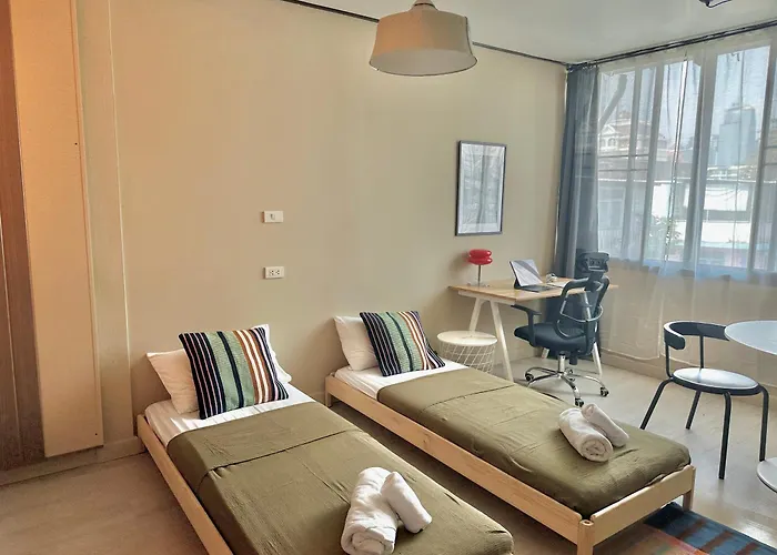King + Fast Wi-fi • Ekkamai Bts Nearby Hospedagem domiciliar Banguecoque